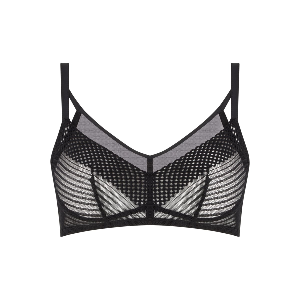 Soutien-gorge sans armature maintien PLAY noir, CHANTELLE PULP