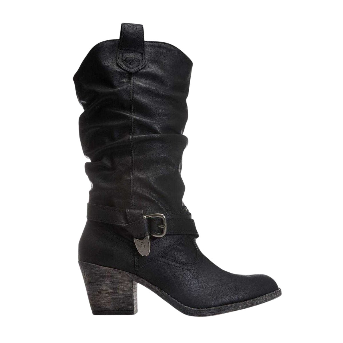 Bottes mi-mollet à boucle SIDESTEP LEWIS noir, ROCKET DOG