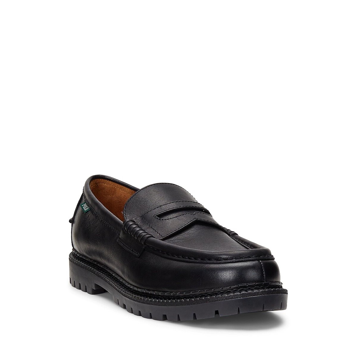 Mocassins en cuir Jett Penny noir, POLO RALPH LAUREN