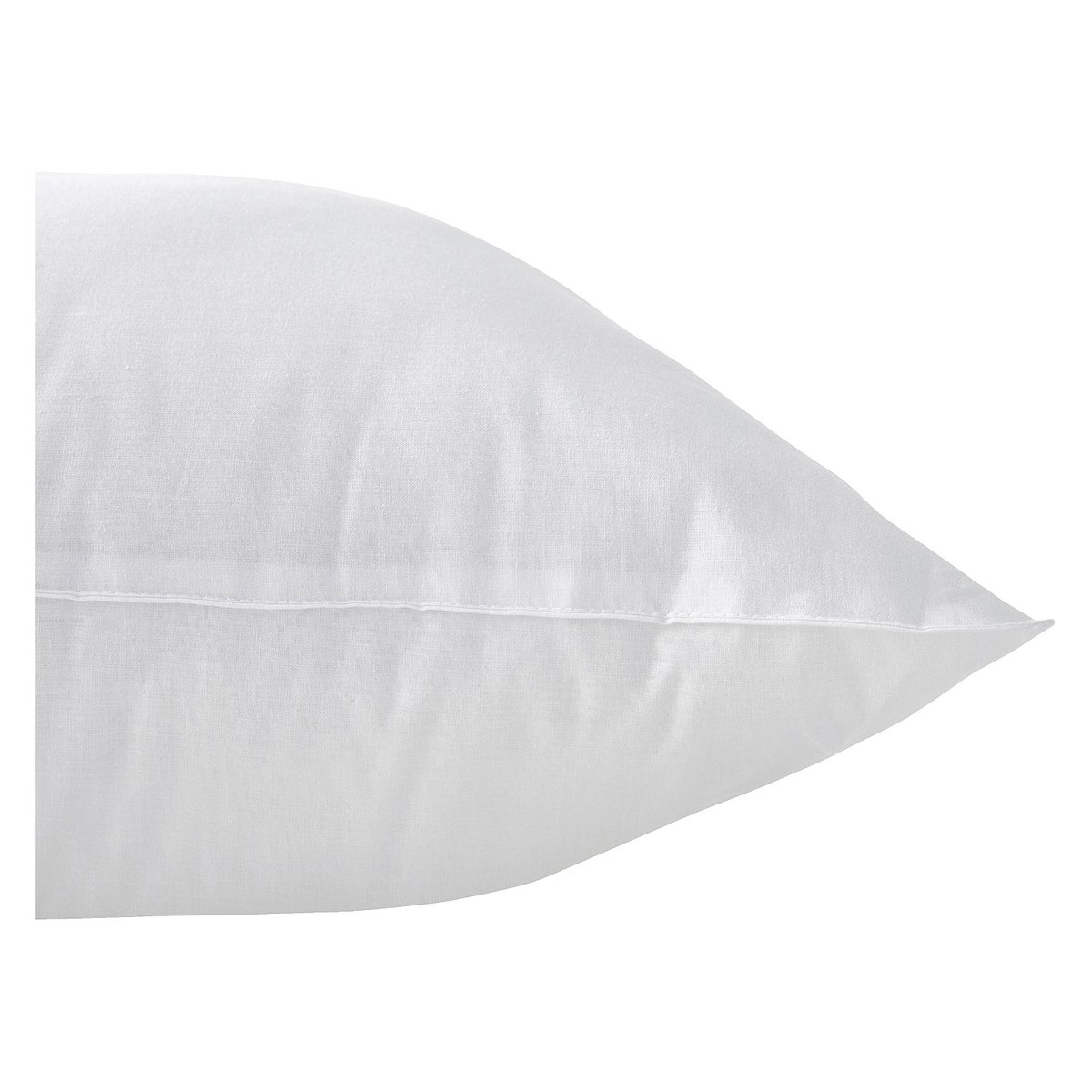 Oreiller ferme en synthétique 650g SOUFFLE DE LIN blanc, HABITAT