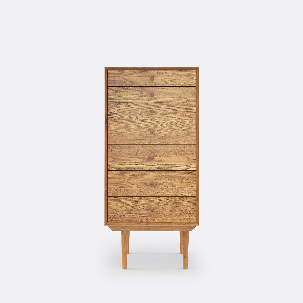 Semainier vintage, 7 tiroirs, Quilda bois clair chêne, LA REDOUTE INTERIEURS