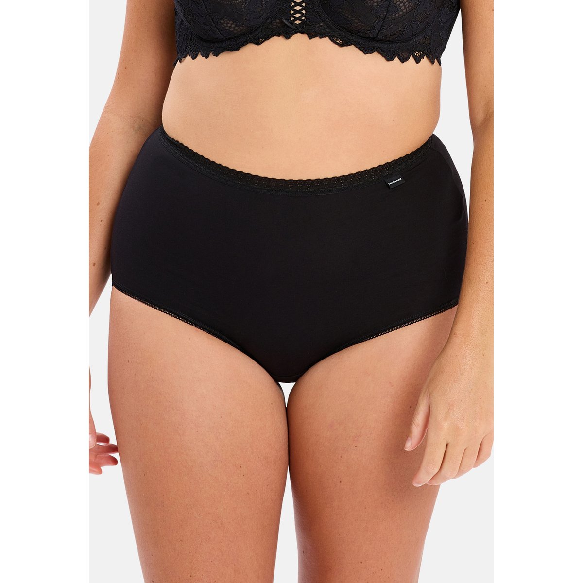 Lot de deux culottes CLASSIQUE COTON B noir+noir, SANS COMPLEXE