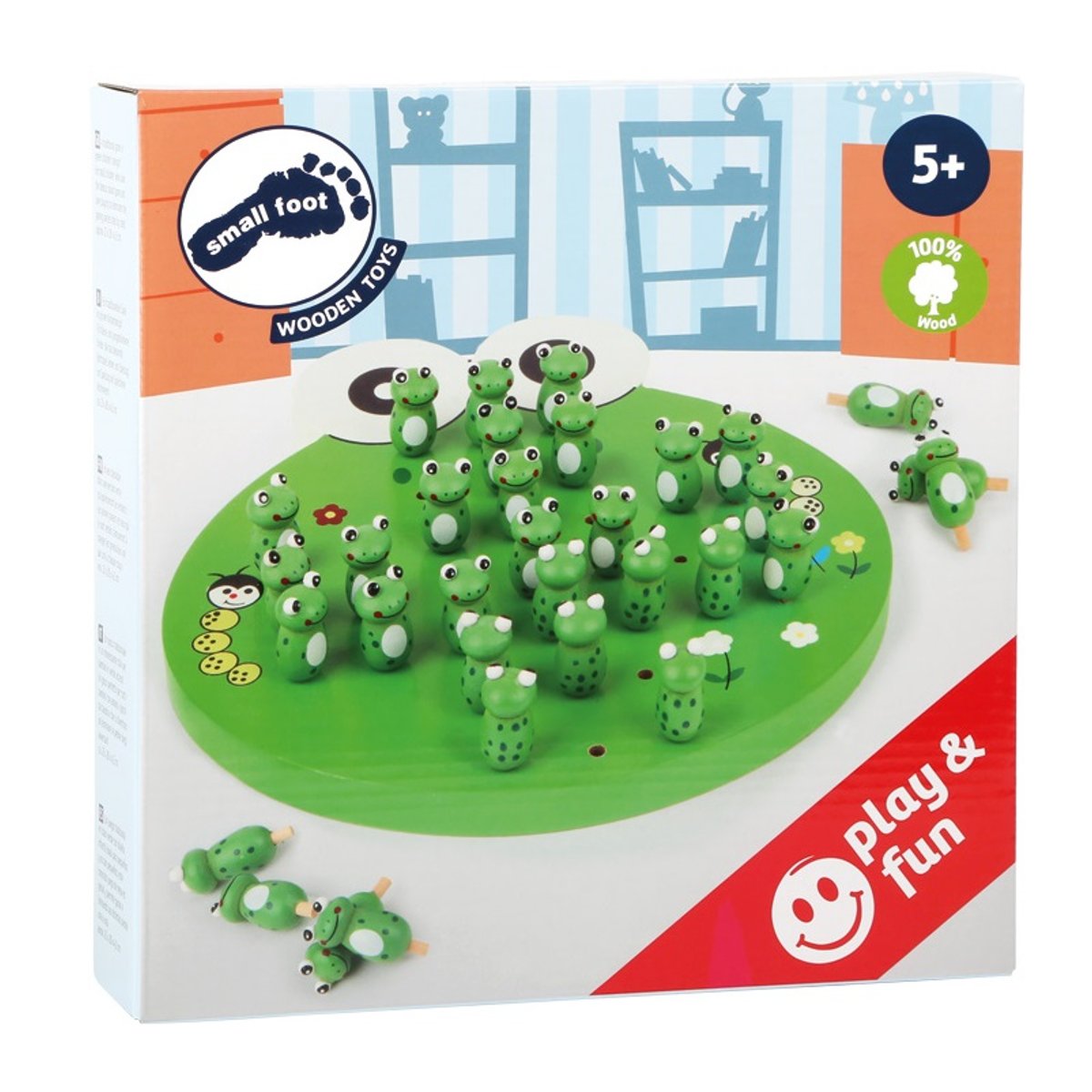 Solitaire Grenouille beige, SMALL FOOT COMPANY