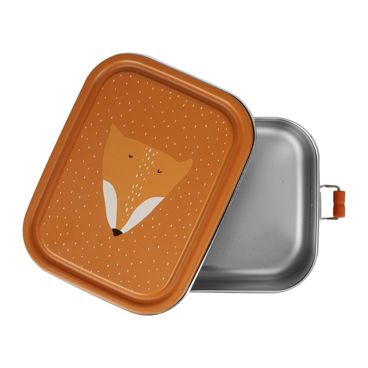 Petite lunch box orange, blanc, noir, TRIXIE
