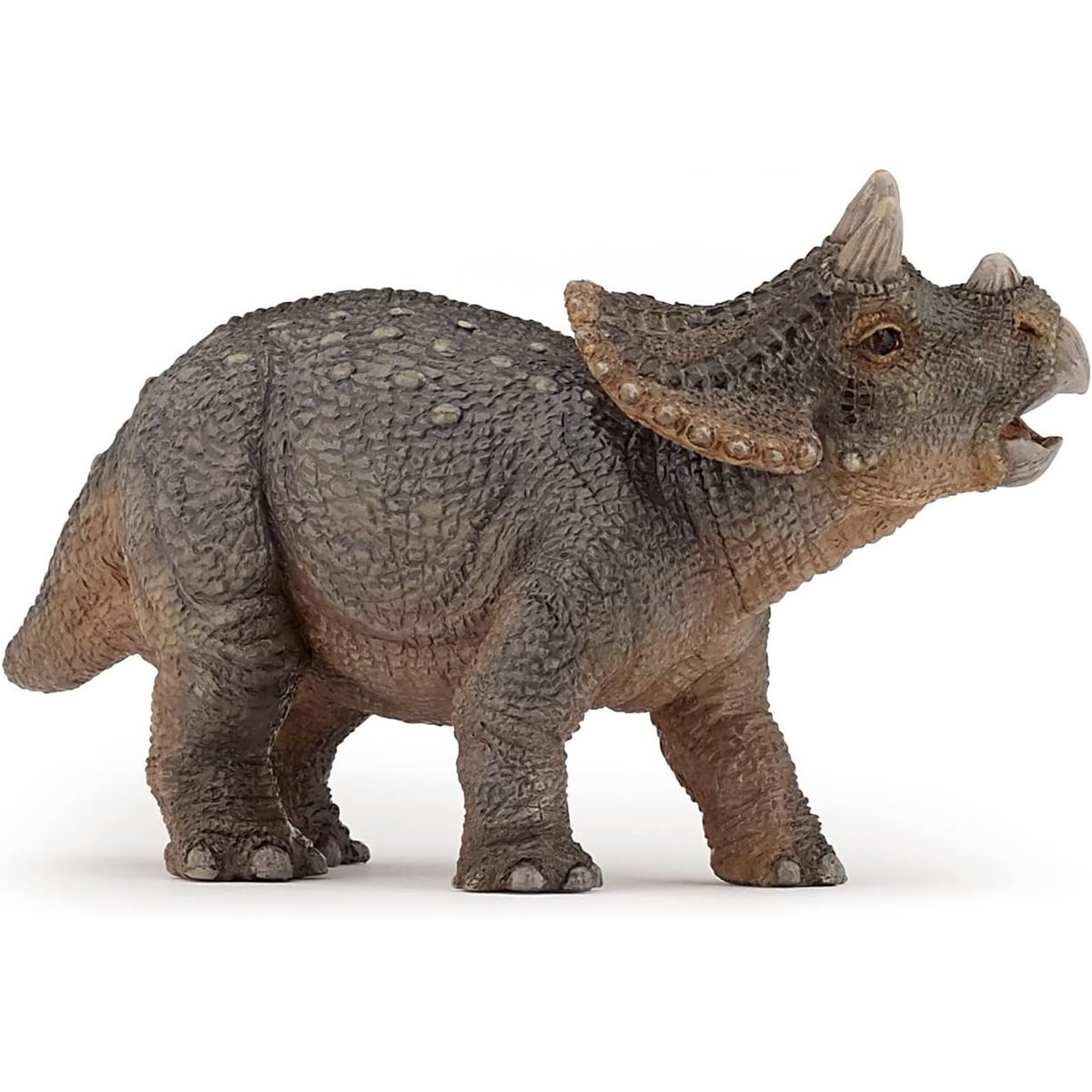 Figurine Jeune tricératops gris, PAPO