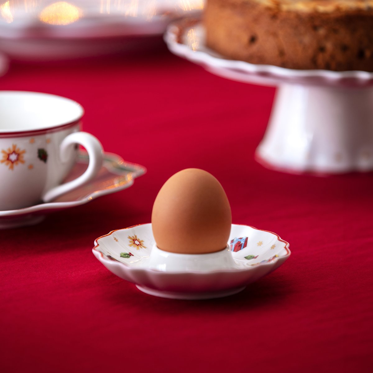 Coquetier TOY'S DELIGHT rouge, VILLEROY & BOCH