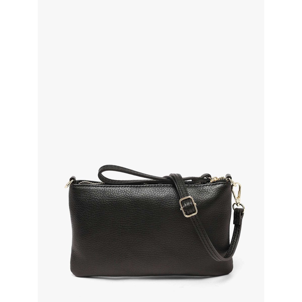 Sac bandoulière Caviar cuir nero, MILANO