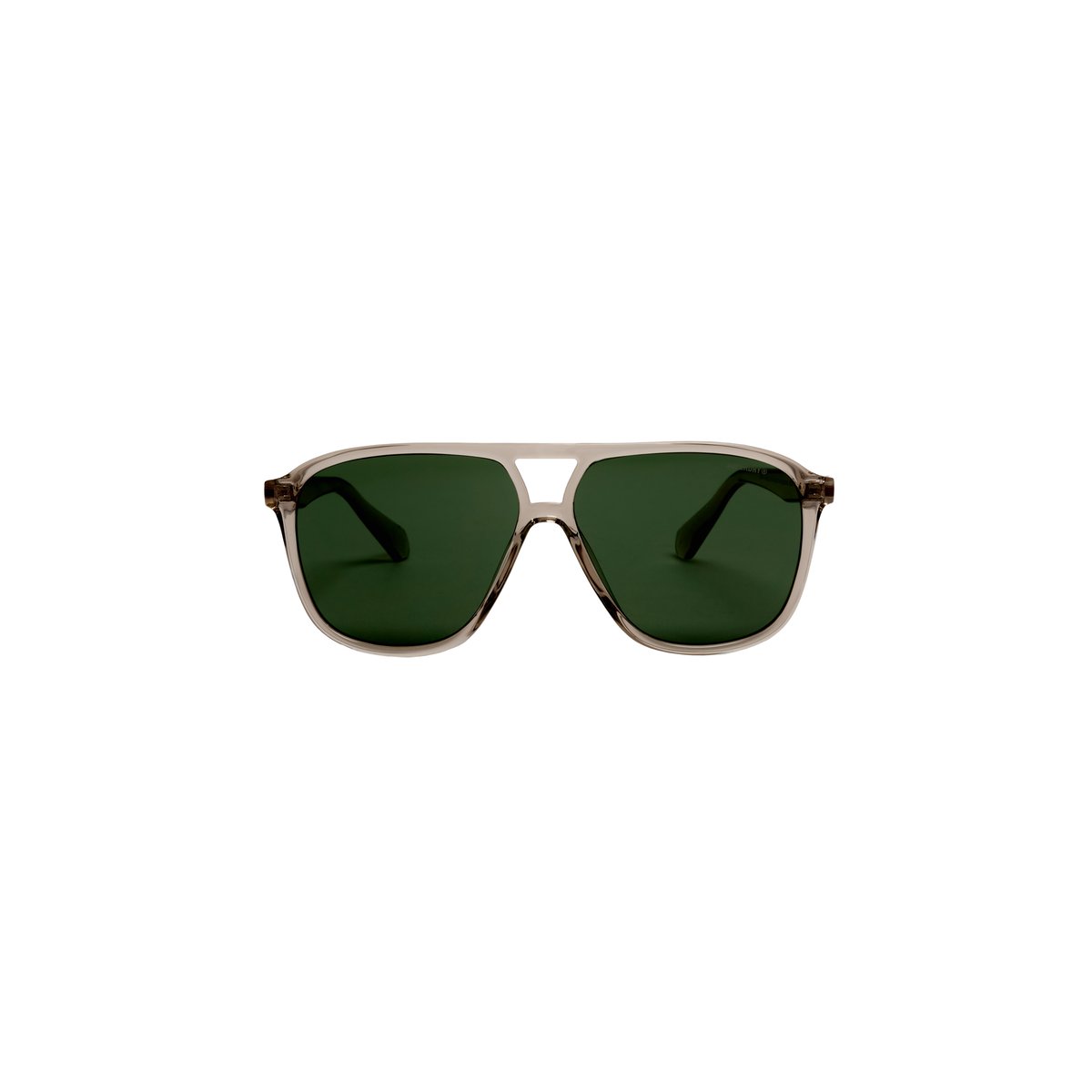 Lunettes de soleil Aviator à monture tabac / verres verts, SUPERDRY