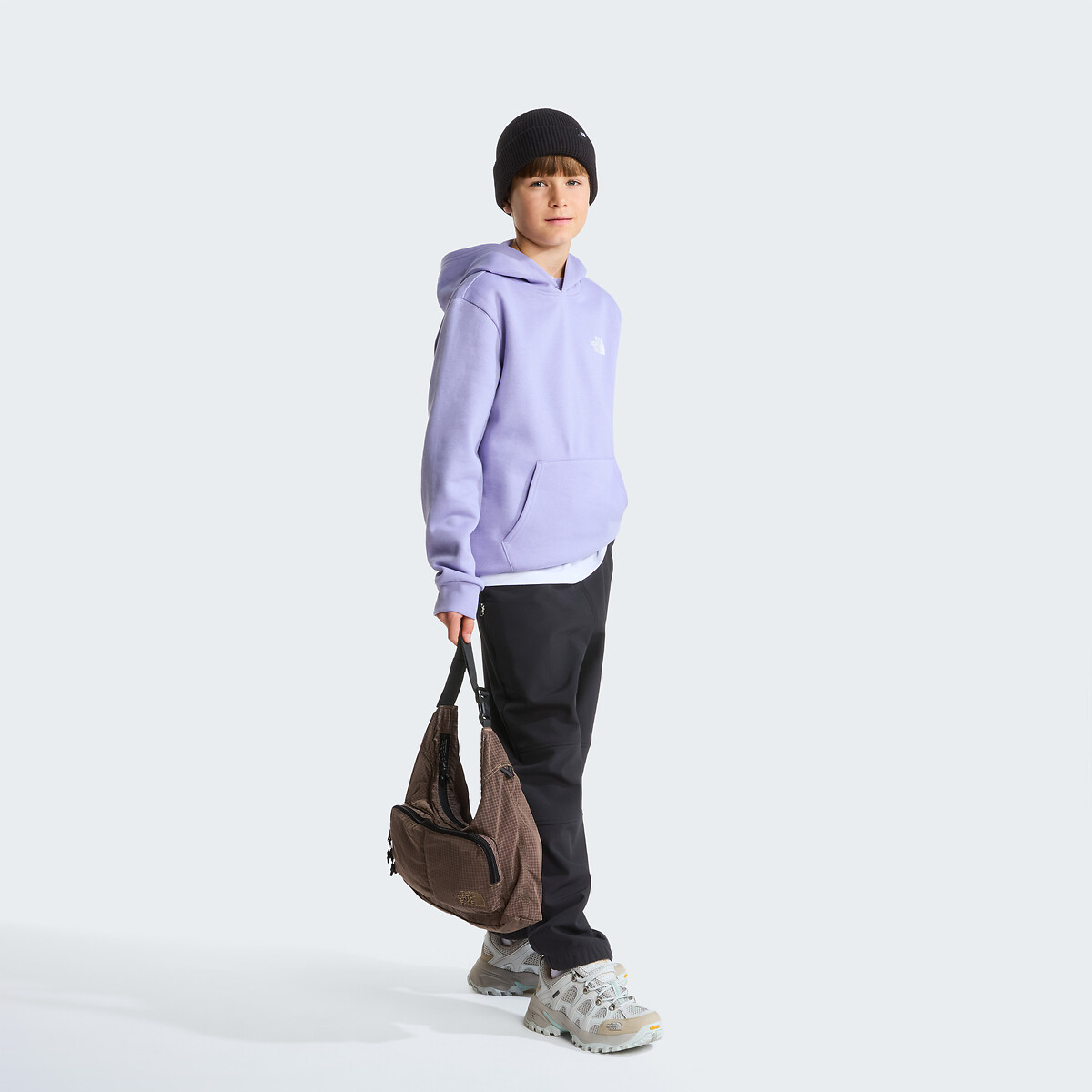 Sweat à capuche, imprimé dos, BOX violet, THE NORTH FACE