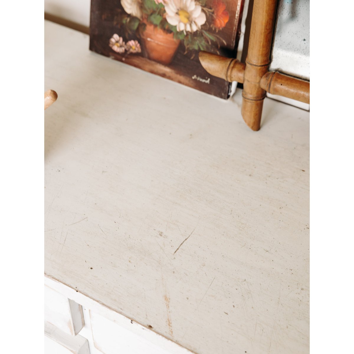 Buffet en bois Gilbert N°67 - Bon état blanc, DEBONGOUT