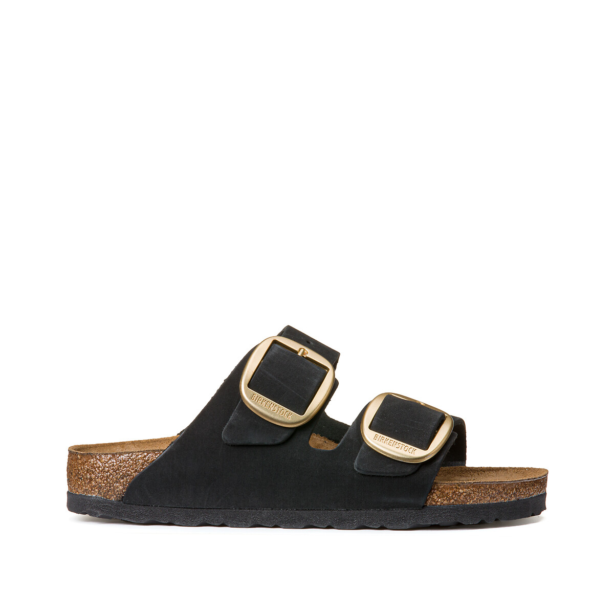 Sabot con doppio cinturino Arizona Big Buckle nero , BIRKENSTOCK