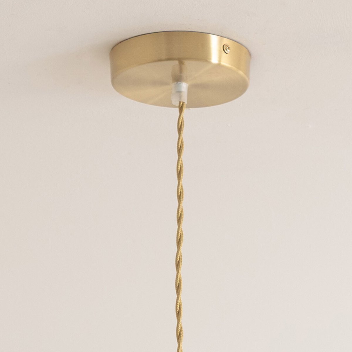 Lora Pendant Light with Glass 5-Tier Shade in Brushed Gold pink, SO'HOME