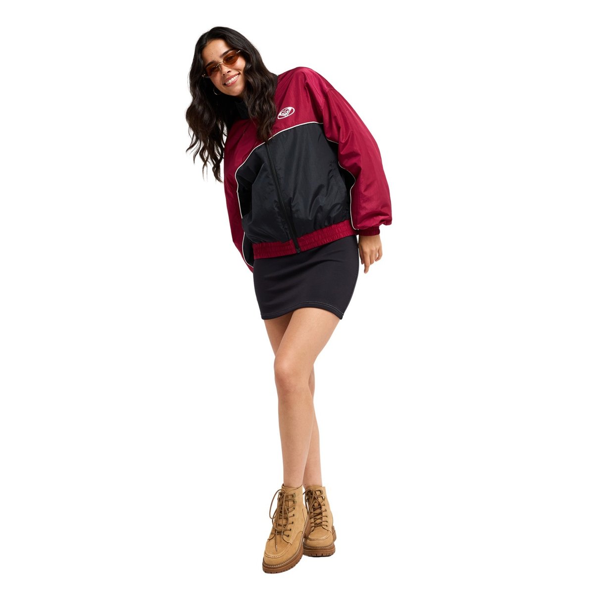 Veste Imperméable ECHO TIDE. rouge beet red, ROXY