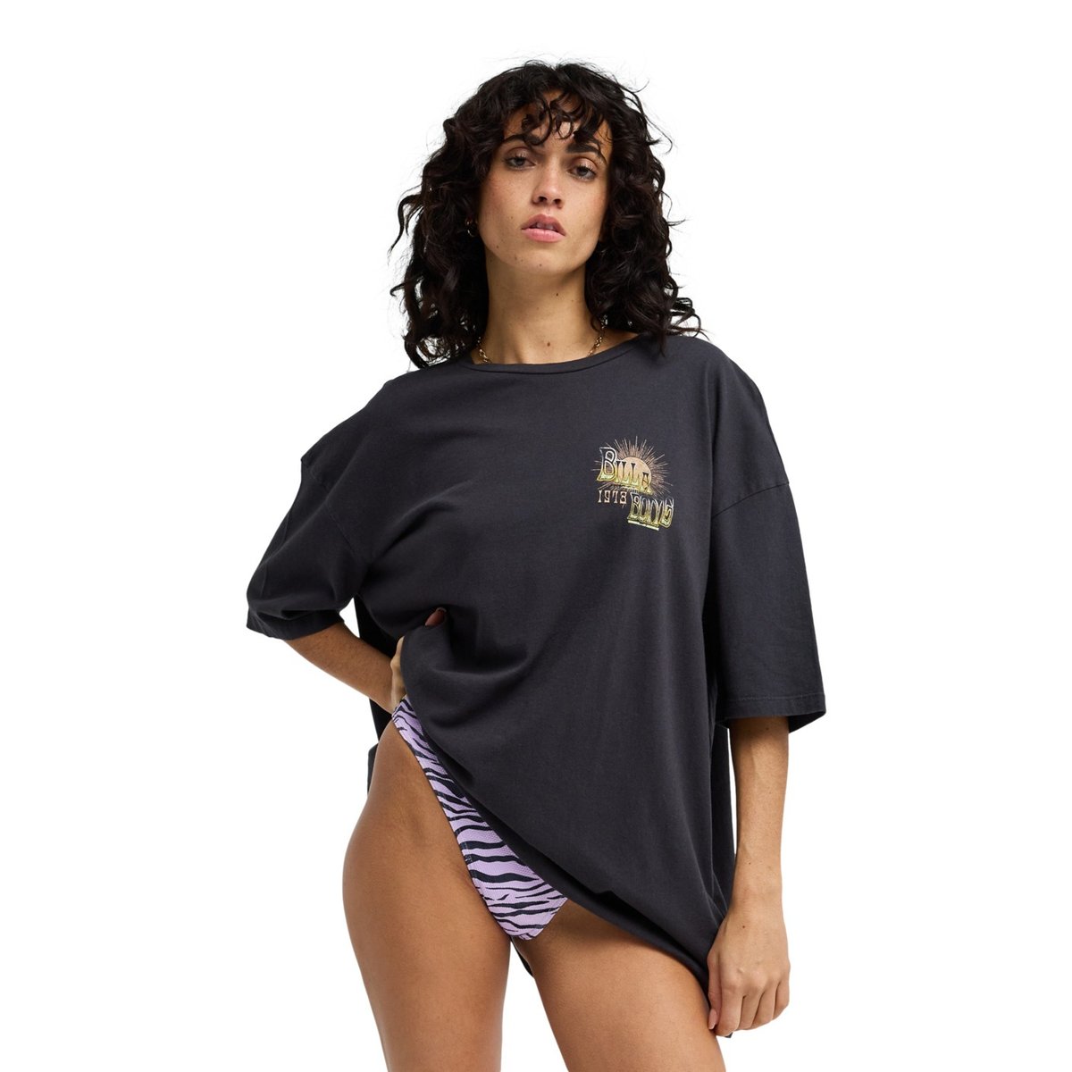 T shirt manches courtes SUN CHASING noir off black, BILLABONG