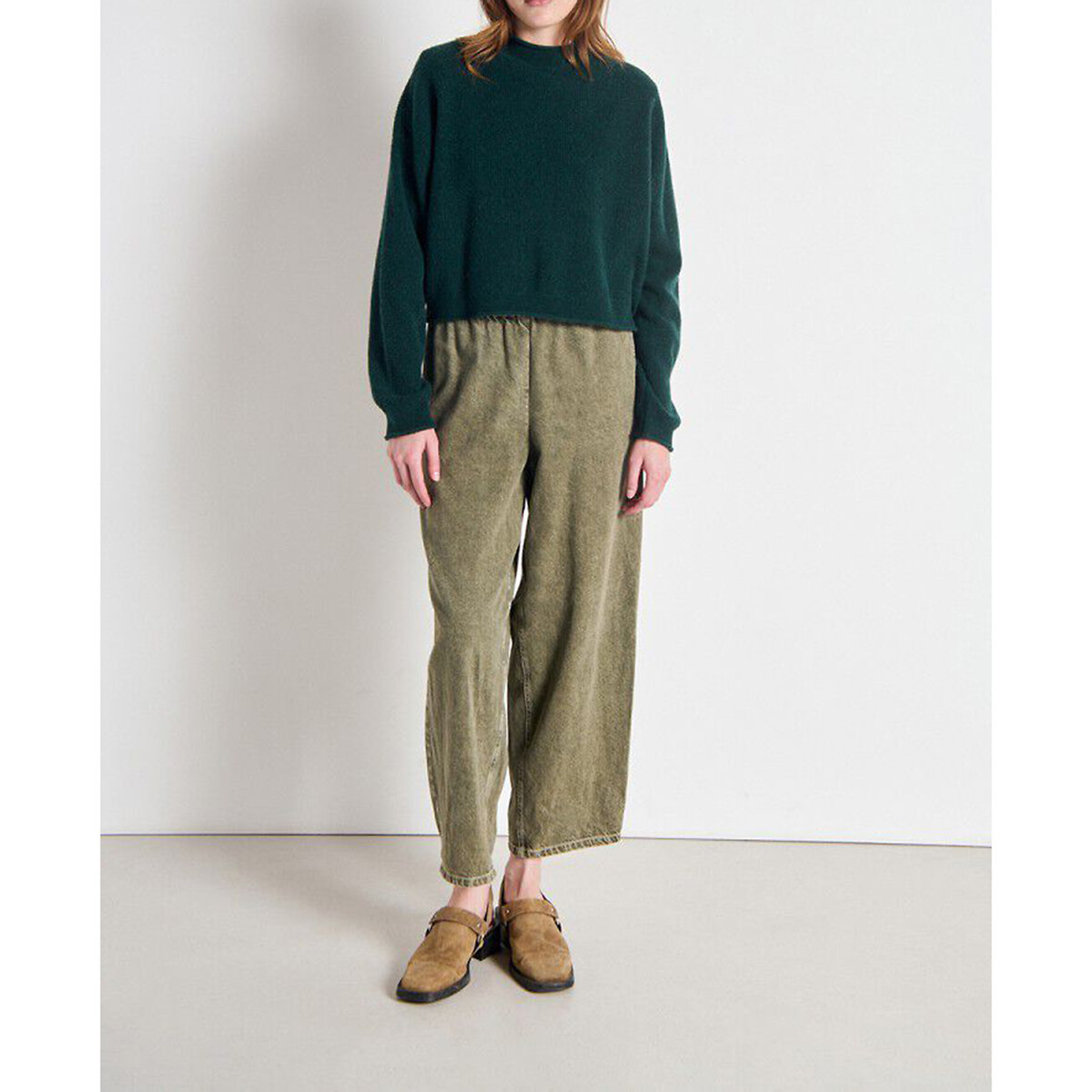 Raxow High Neck Jumper dark green, AMERICAN VINTAGE