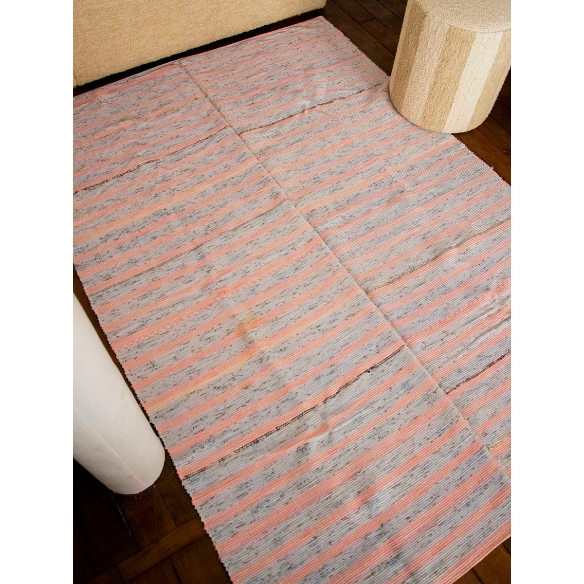 Tapis rose et bleu ciel Olivier N°113 - Bon état rose, DEBONGOUT