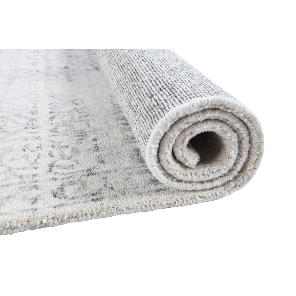 Tapis vintage Versian, noué main, 100% laine naturel, THEKO