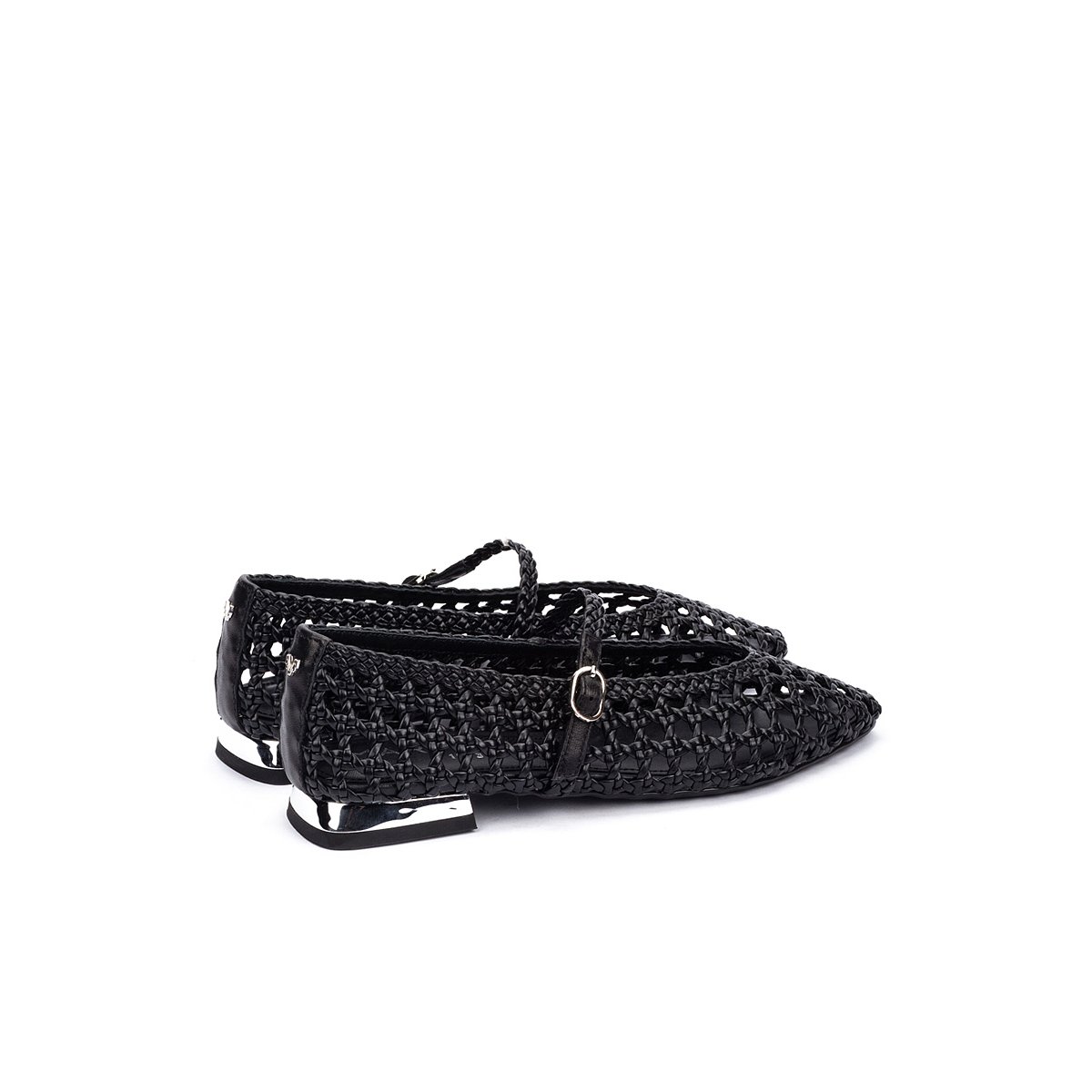 Ballerines cuir Vescia black, MARTINELLI