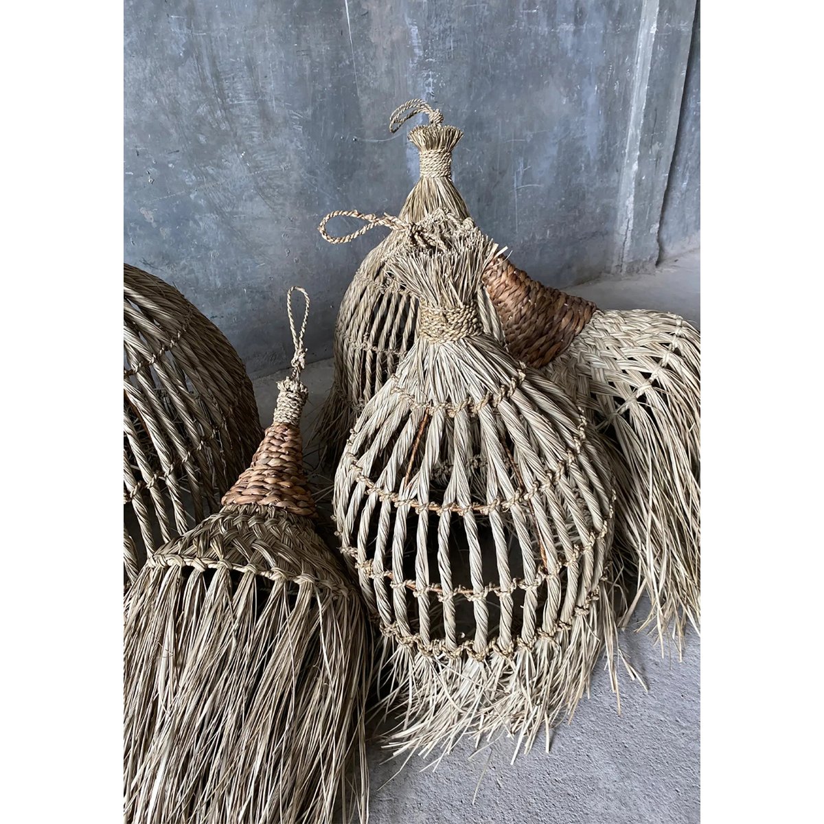 Suspension en herbe GUAGUA beige, BAZAR BIZAR