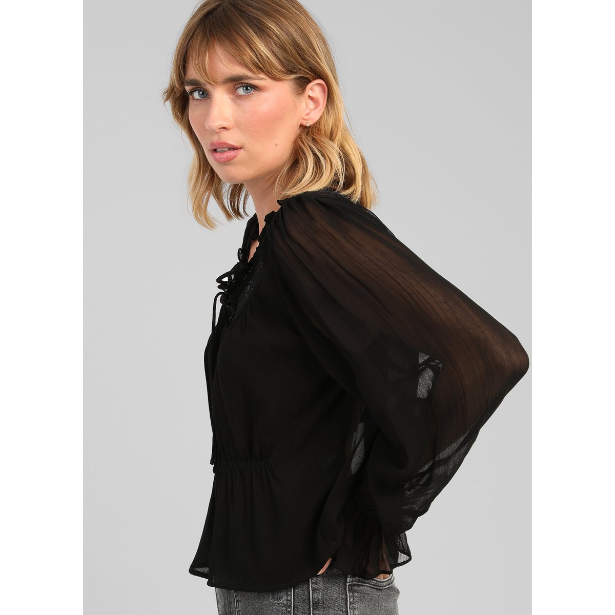 Blouse SIONA noir, AN'GE