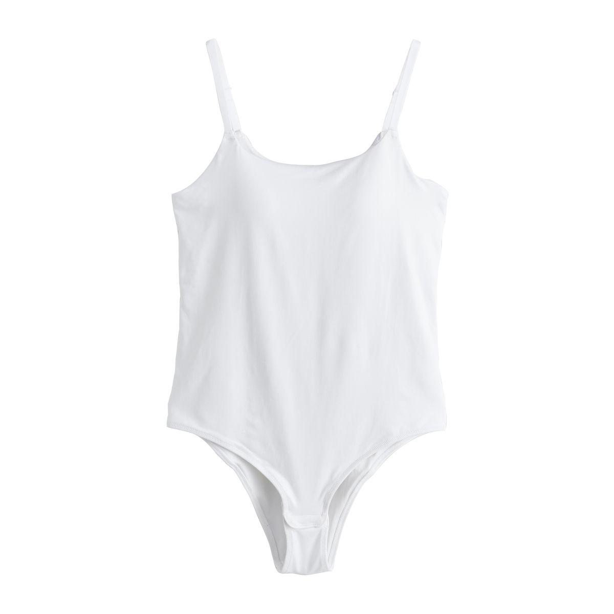 Body à soutien-gorge micro intégré invisible blanc, NEXT