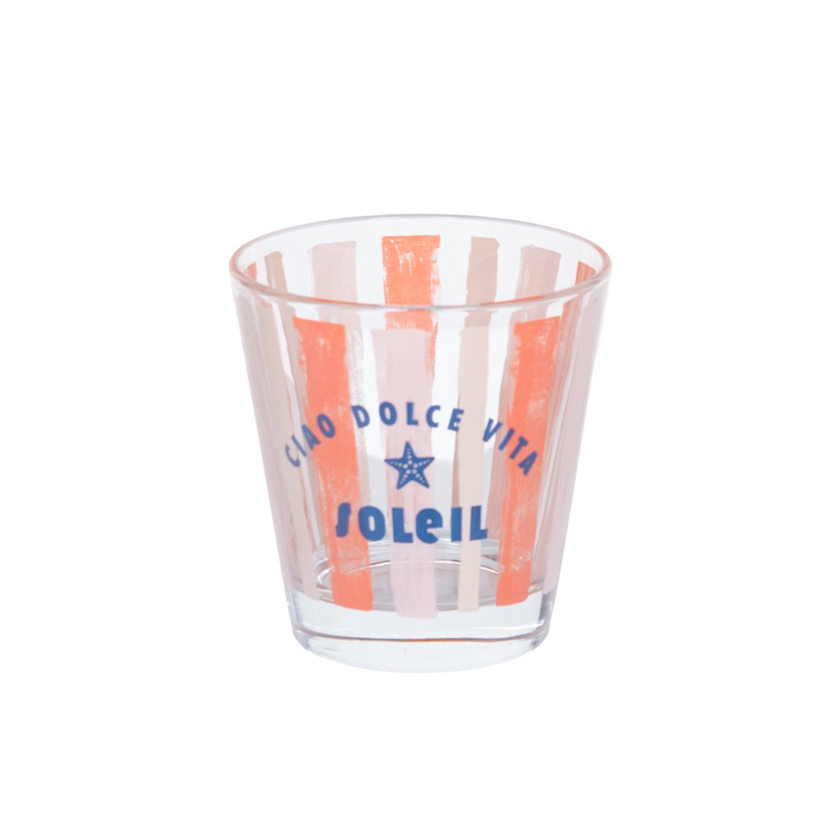 Gobelets Beach club rouge 25 cl (lot de 6) transparent / cristal, TABLE PASSION