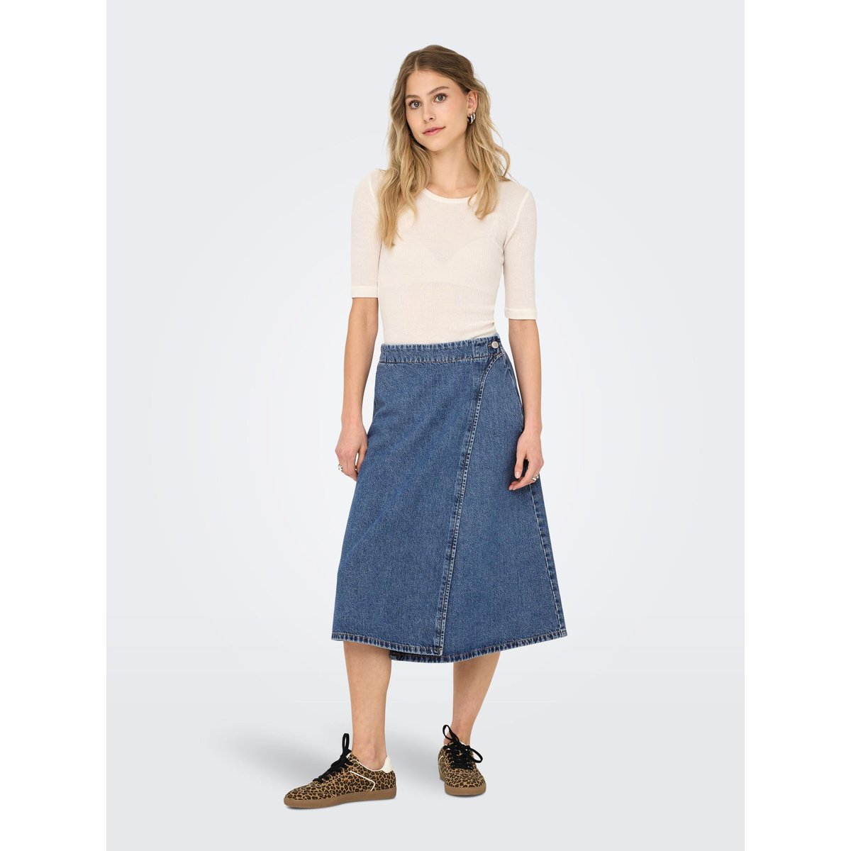 Jupe En Denim medium blue denim, ONLY