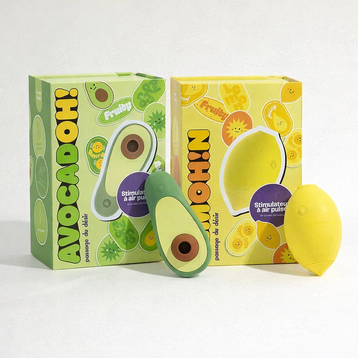 Stimulateur Clitoridien à air pulsé AvocadOh! vert, PASSAGE DU DESIR