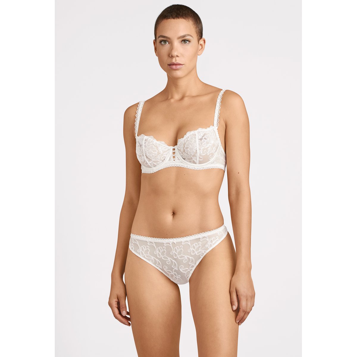 Soutien-gorge corbeille Pour Toujours blanc, AUBADE