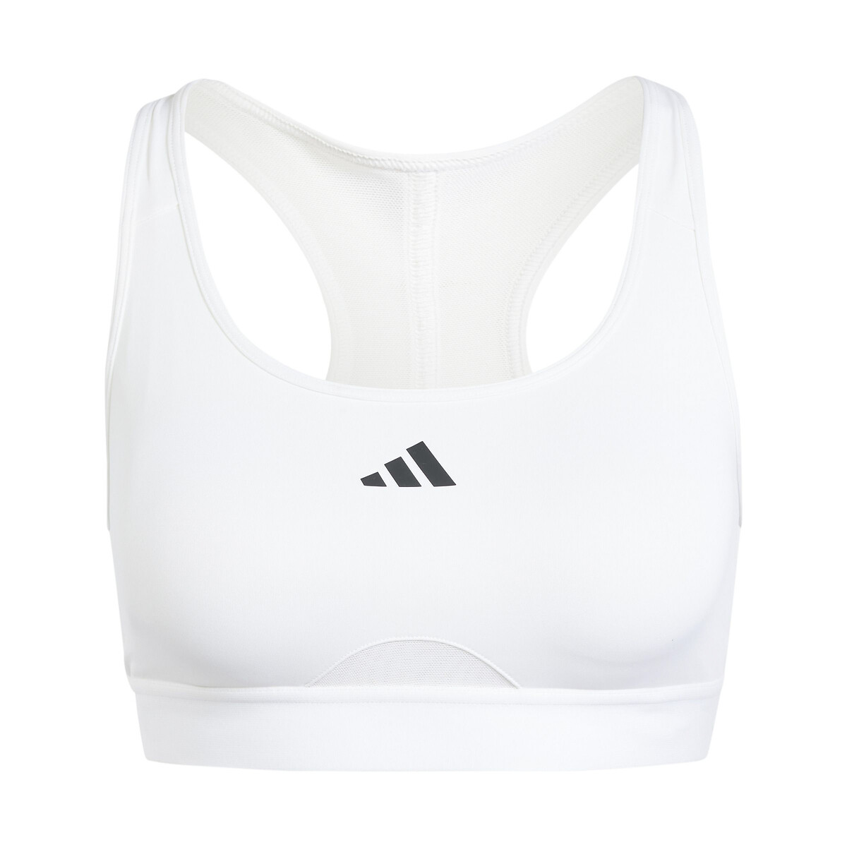 Brassière de sport, maintien moyen blanc, adidas Performance
