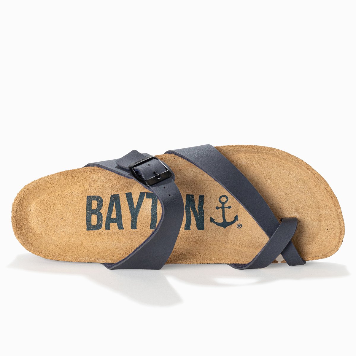 Tongs DIANE bleu marine, BAYTON
