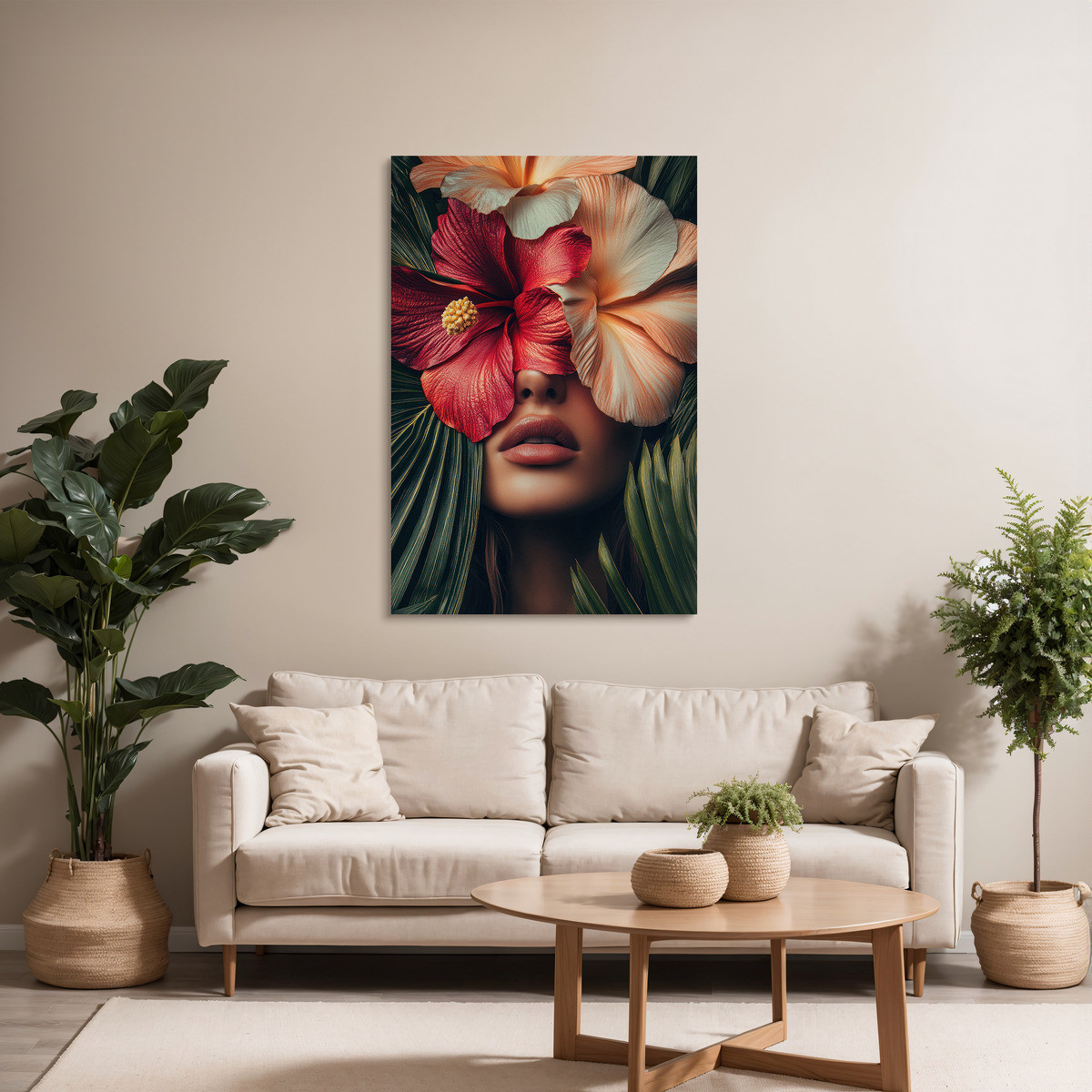 Tableau Sur Verre Synthétique Portrait Vision Florale FLEUR tableau en verre synthétique, CEANOTHE