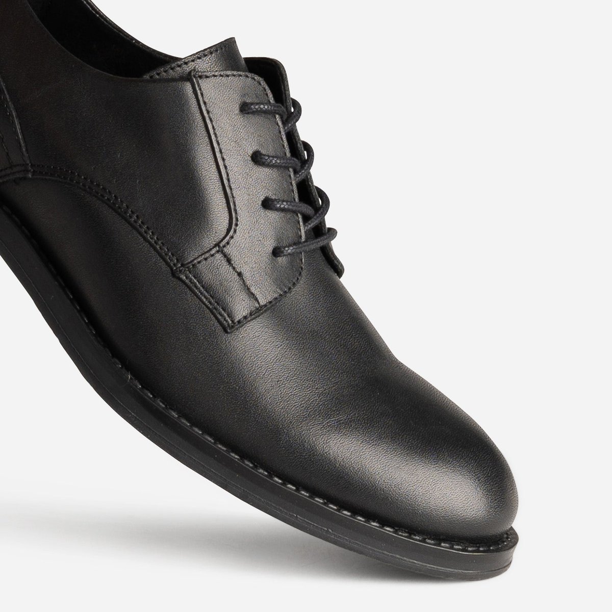 Derby en cuir FAUSTO noir, ERAM