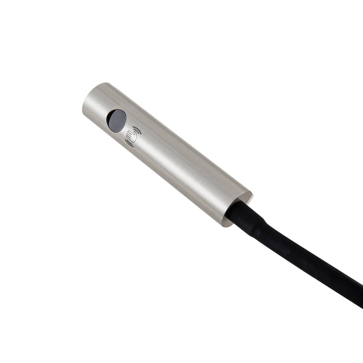Applique en métalLED, Flexola nickel, noir, LINDBY