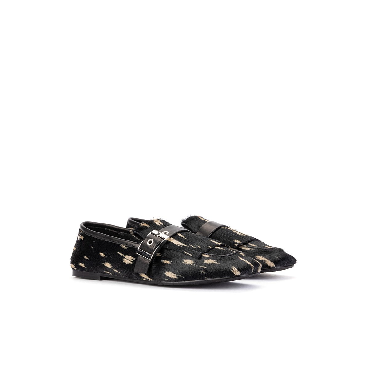Mocassins cuir Rubicone black, MARTINELLI
