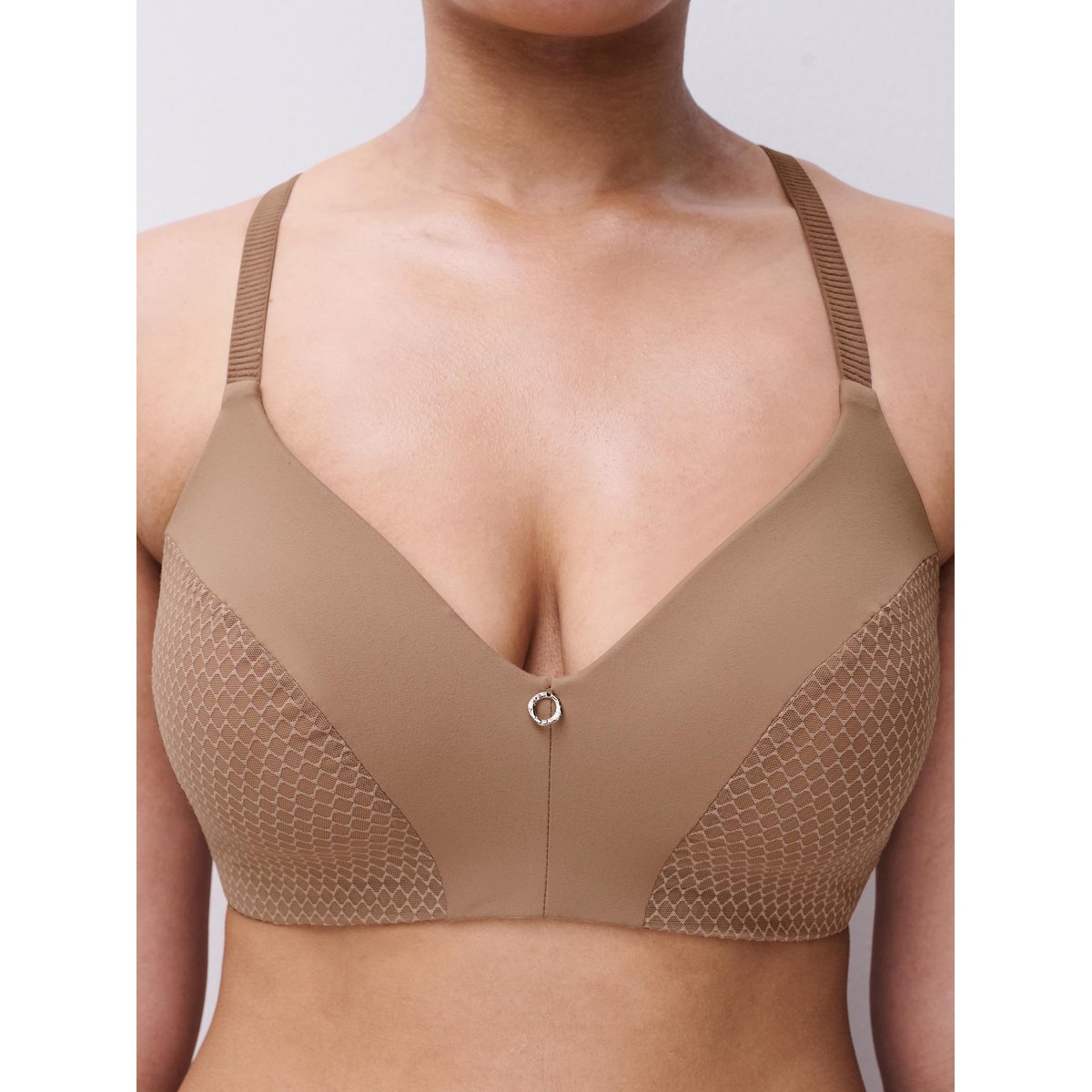 Soutien-gorge sans armature HONEY café latte, CHANTELLE