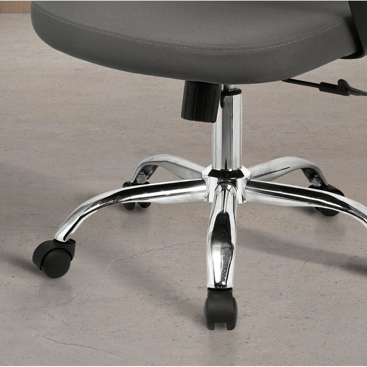 Chaise de bureau, MYLO gris, HISPANOHOGAR