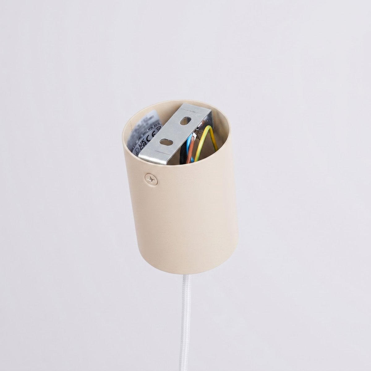 Suspension Acier Beige E27 1 NOX beige, EDEN