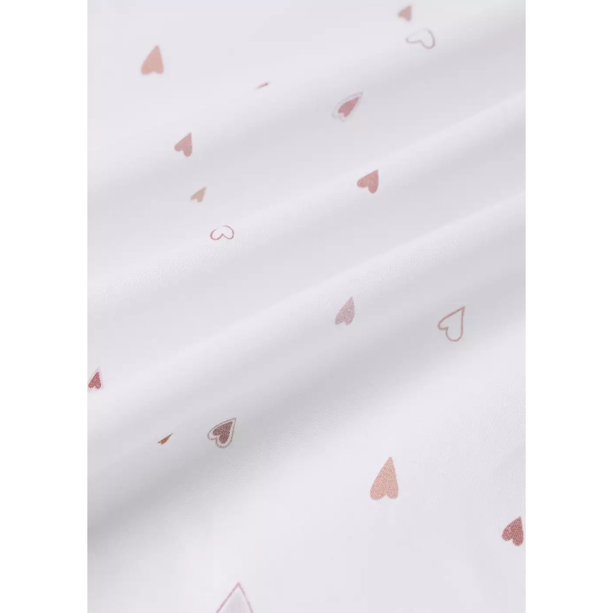 Drap-housse coton imprimé lit 90 cm nude, MANGO HOME