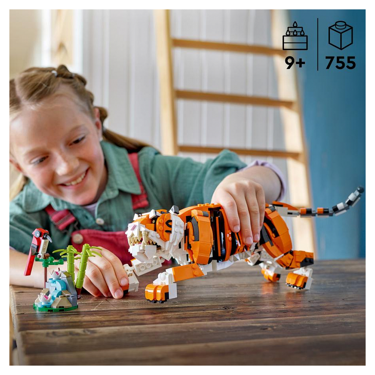 LEGO Creator - Construction du Tigre Majestueux 31129 multicolore, LEGO