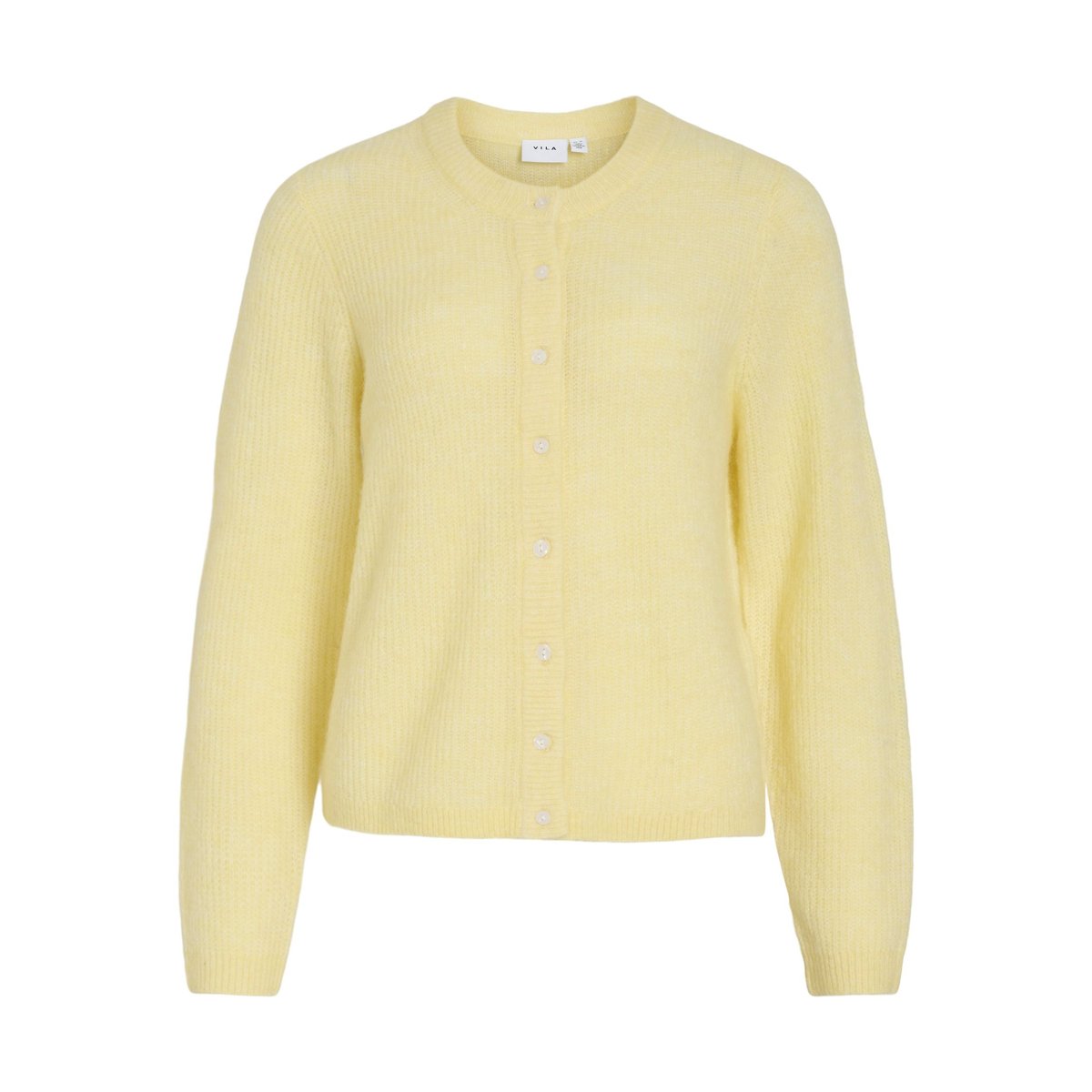 Cardigan En Maille pastel yellow, VILA