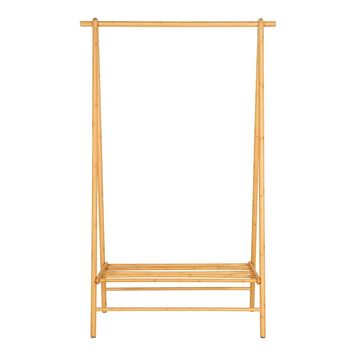 Portant à vêtements en bambou 164 cm TALLINN bois naturel, PIER IMPORT