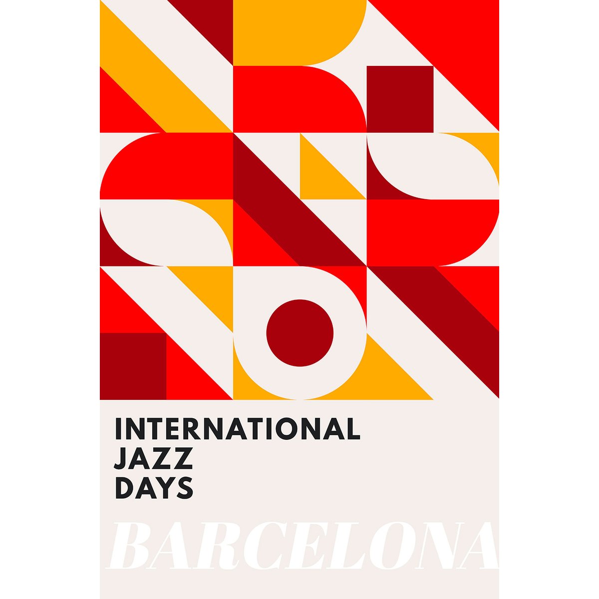 Tableau international jazz days tableau alu dibond, HEXOA