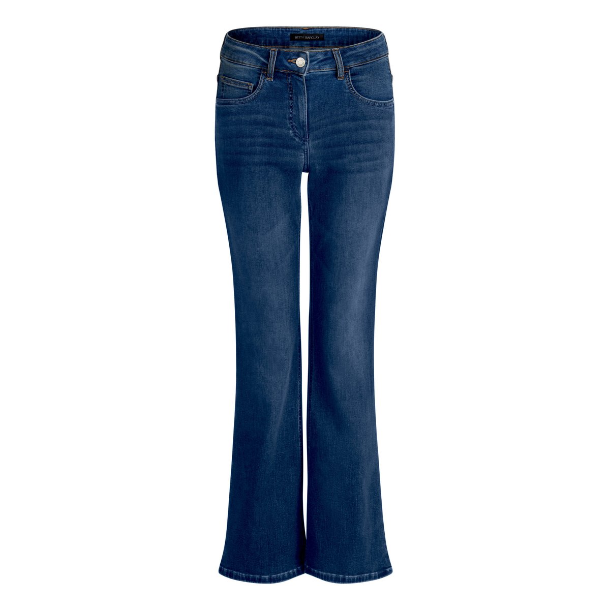 Jean de coupe Flare à poches plaquées bleu, BETTY BARCLAY