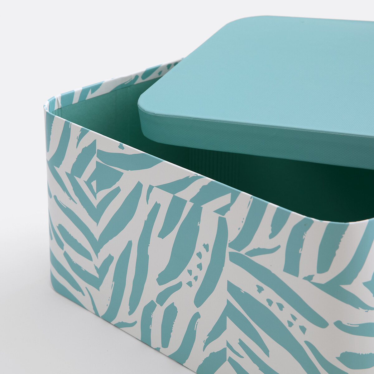 Set of 2 Javad Nesting Boxes with Lid multi-coloured, LA REDOUTE INTERIEURS