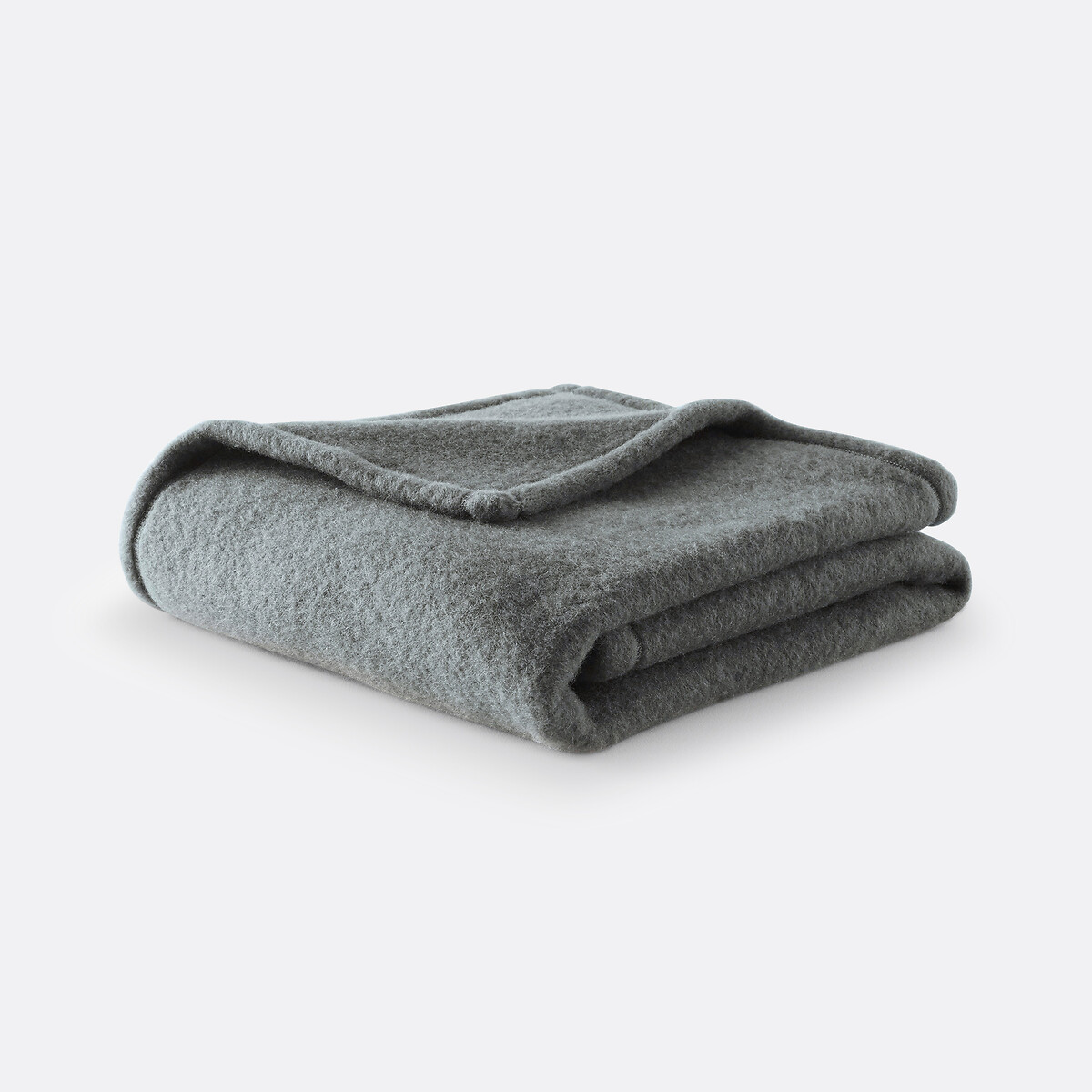 Woolmark 350 Gr/m² Pure Wool Blanket grey, LA REDOUTE INTERIEURS