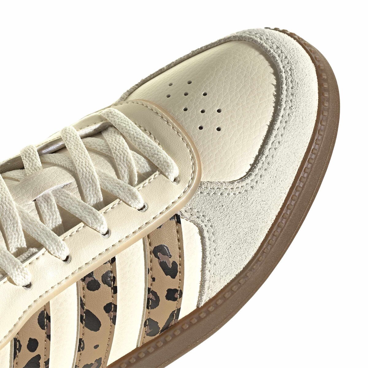BREAKNET SLEEK leren sneakers beige/luipaardprint, ADIDAS SPORTSWEAR