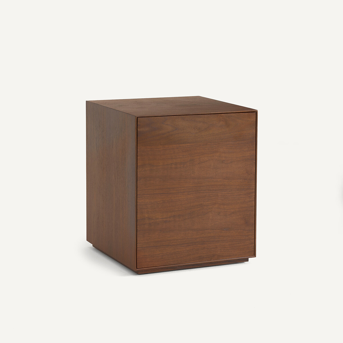 Caisson bureau 1 porte en MDF plaqué noyer, MIKUBE noyer, AM.PM