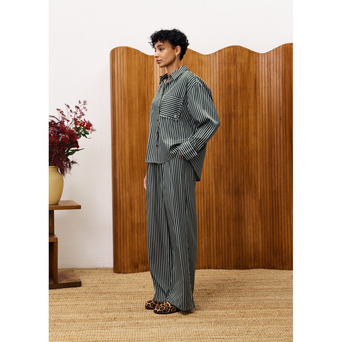 Chemise CHESTER vert mousse, FRNCH