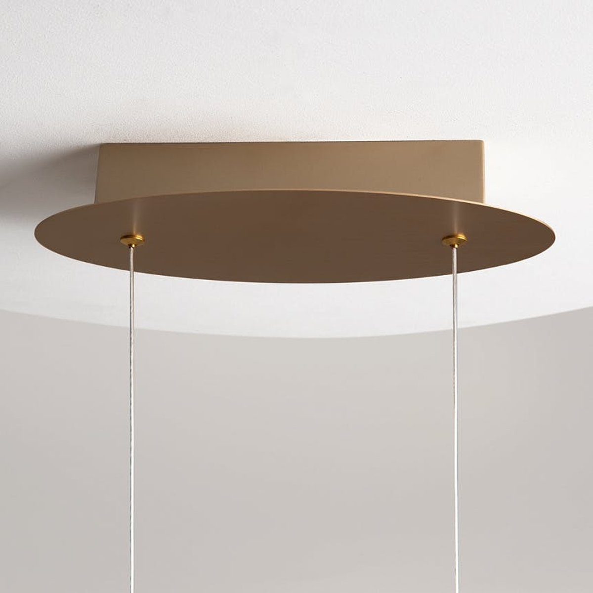 Suspension cercles à LED AVA doré, PIER IMPORT